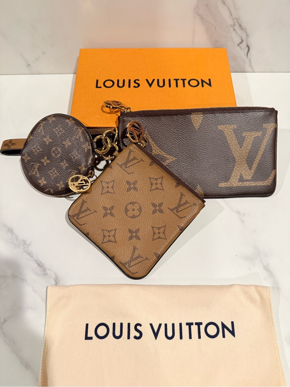 Louis Vuitton Reverse Trio Pochette